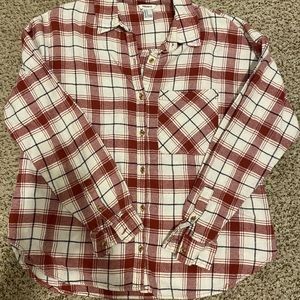 Red, white and black flannel
